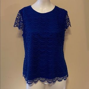 Royal blue Banana Republic blouse
